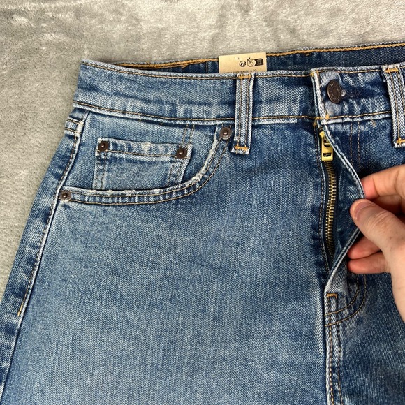 Levis 505 Jeans Men 30x30 Blue Straight Leg Medium Wash Western Cowboy Denim New - Picture 5 of 16